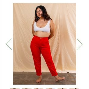 Trade preferred! big bud red pencil pants M